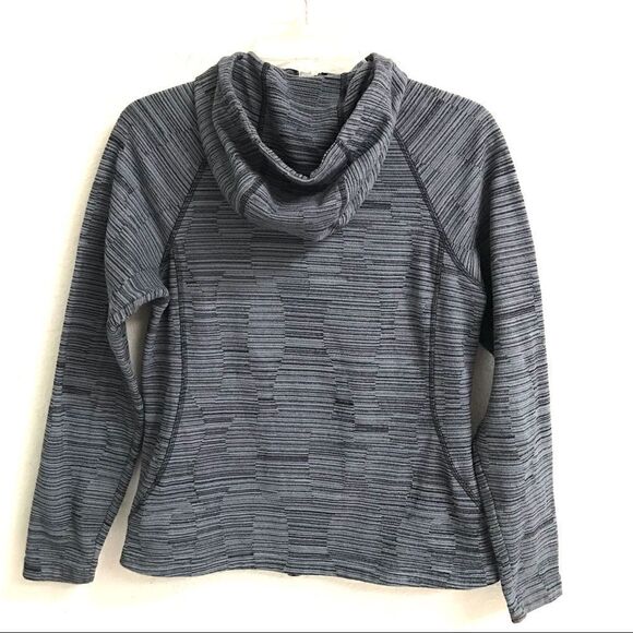 The North Face gorpcore striped drawstring hoodie M - Picture 3 of 6